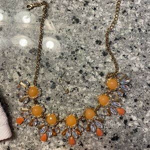 Orange bubble necklace